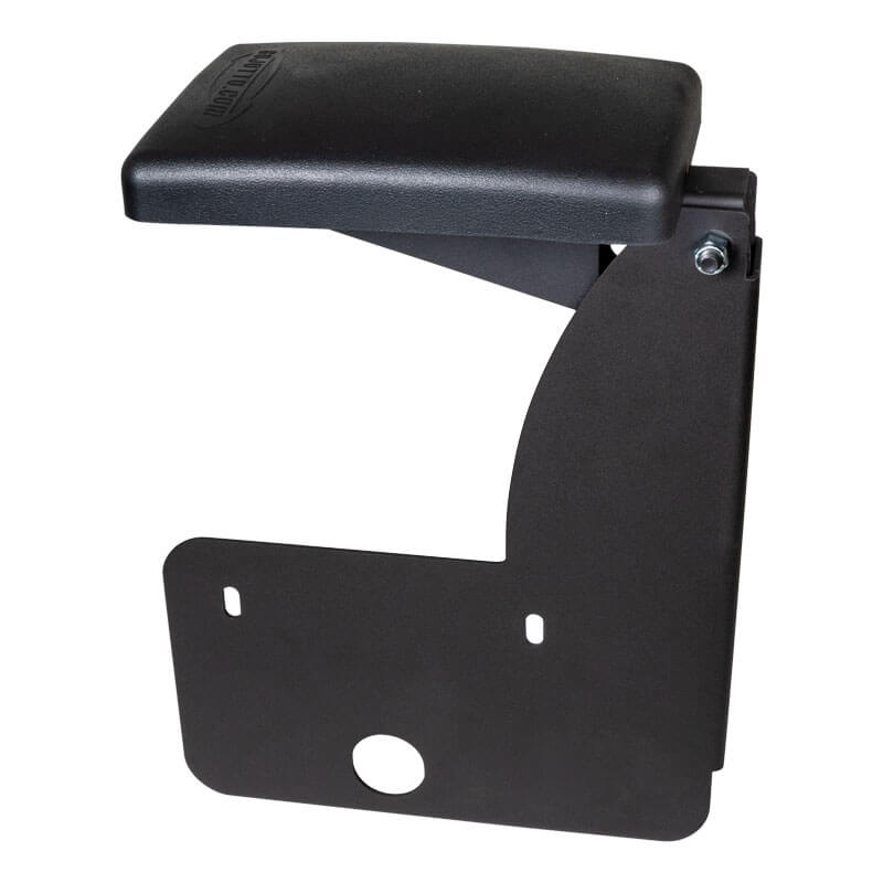 Rear Mounted, Side Hinged Armrest for Chevy Tahoe 2021+ Jotto Desk, Rear Mount, Side Hinged, Armrest, Tahoe, 220210, 425-0024, GoJotto, police equipment, contour, console, accessory, accessories, IPBCC
