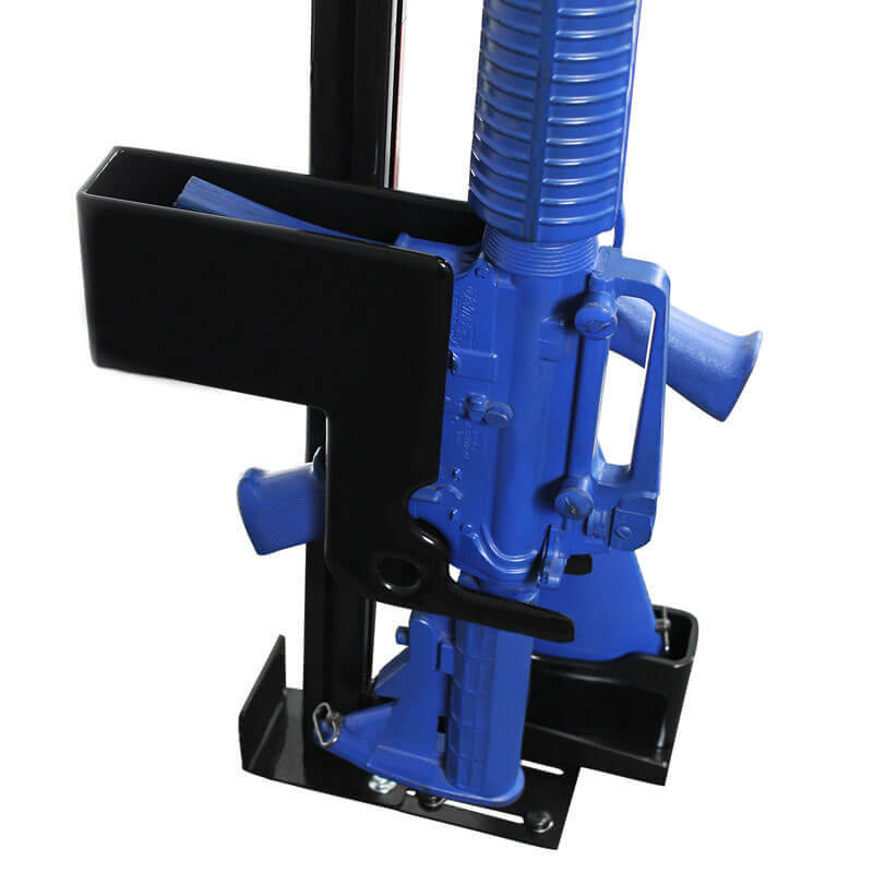 ZRT AR Secure Gun Rack - Dual Weapon, Partition Mounted, Vertical
