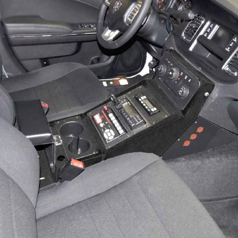 2013 dodge charger police center console