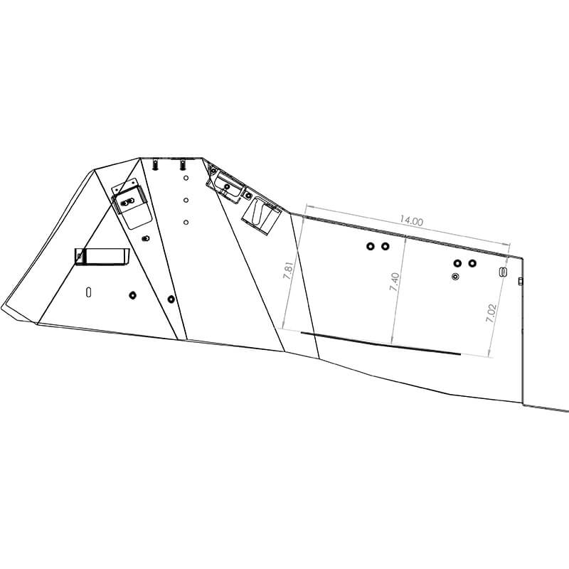 Ford PI Utility (2020+) IPB/Max Depth Contour Console - 425-6742