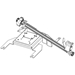 Gun Rack -  Single Weapon, Rear Seat Mount, Angled (GR6, ZRT, AR-BLM, TXDPS, TAHOE 2021+) - 475-1026