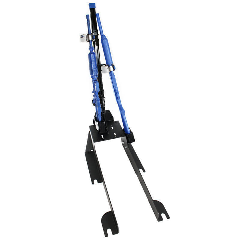 Gun Rack - Dual Weapon, Rear Seat Mounted, Vertical (GR6-ZRT-870