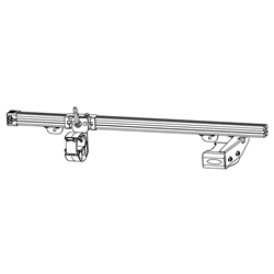 Gun Rack - Single Weapon, Partition Mounted, Horizontal (GR1-ZRT-870-H)  Gun Rack -  Single Weapon, Partition Mounted, Horizontal (GR1-ZRT-870-H) 475-2012