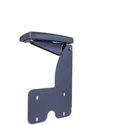 Rear Mounted, Side Hinged Armrest Jotto Desk, Rear Mount, Side Hinged, Armrest, Tahoe, 2021, 425-0040, GoJotto, Go Jotto, police equipment, contour, console, accessory, accessories, Contour Console