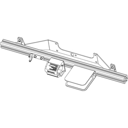 Gun Rack - Single Weapon, Rear Hatch Mounted (GR4-870-PI-UTILITY 2020+) Gun Rack - Single Weapon, Rear Hatch Mounted (GR4-870-PI-Utility-2020+) 475-1531